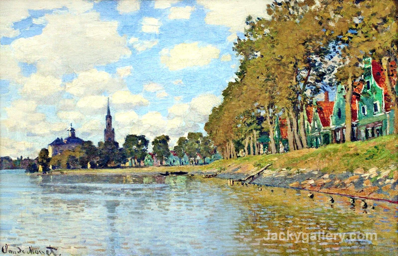 Zaandam by Claude Monet paintings reproduction